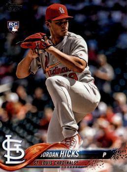 #US58a Jordan Hicks - St. Louis Cardinals - 2018 Topps Update Baseball