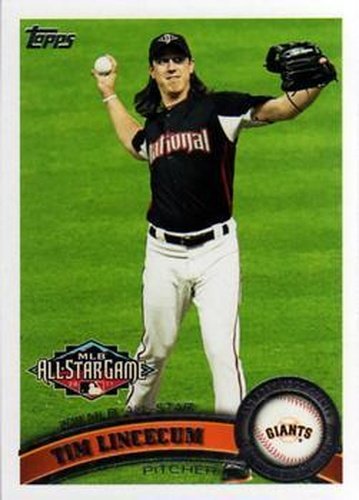 #US58a Tim Lincecum - San Francisco Giants - 2011 Topps Update Baseball