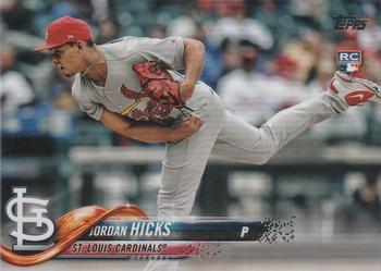 #US58c Jordan Hicks - St. Louis Cardinals - 2018 Topps Update Baseball