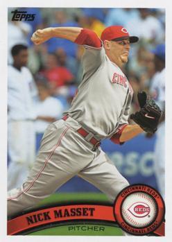 #US61 Nick Masset - Cincinnati Reds - 2011 Topps Update Baseball