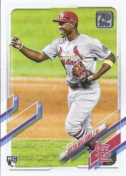 #US68 Justin Williams - St. Louis Cardinals - 2021 Topps Update Baseball