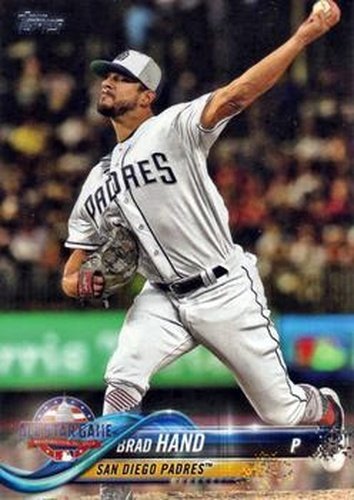 #US70 Brad Hand - San Diego Padres - 2018 Topps Update Baseball