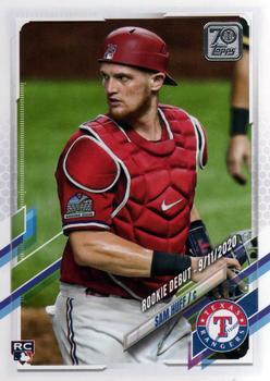 #US71 Sam Huff - Texas Rangers - 2021 Topps Update Baseball