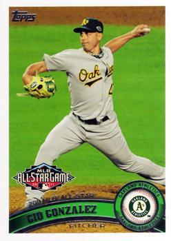 #US75 Gio Gonzalez - Oakland Athletics - 2011 Topps Update Baseball