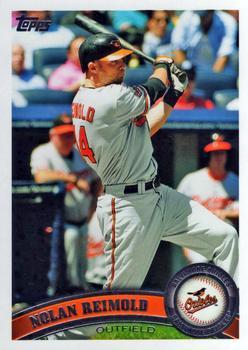 #US76 Nolan Reimold - Baltimore Orioles - 2011 Topps Update Baseball