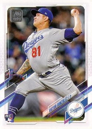 #US76 Victor Gonzalez - Los Angeles Dodgers - 2021 Topps Update Baseball