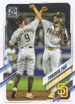 #US79 Powerful Pair: DP Combo Packs Punch - San Diego Padres - 2021 Topps Update Baseball