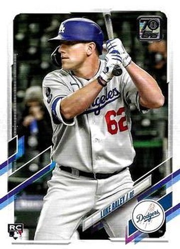 #US7 Luke Raley - Los Angeles Dodgers - 2021 Topps Update Baseball