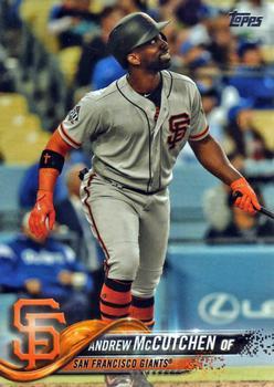 #US83a Andrew McCutchen - San Francisco Giants - 2018 Topps Update Baseball