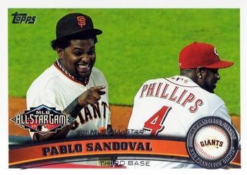 #US84 Pablo Sandoval - San Francisco Giants - 2011 Topps Update Baseball