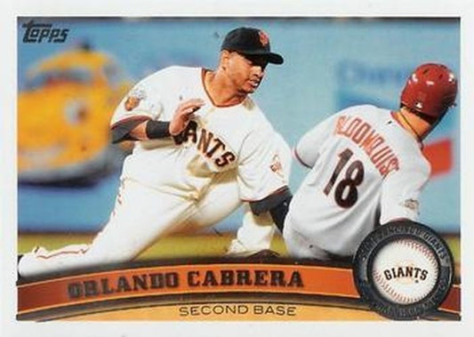 #US88 Orlando Cabrera - San Francisco Giants - 2011 Topps Update Baseball