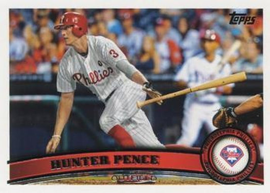 #US92 Hunter Pence - Philadelphia Phillies - 2011 Topps Update Baseball