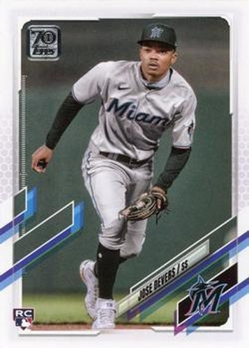 #US94 Jose Devers - Miami Marlins - 2021 Topps Update Baseball