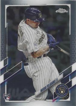 #USC43 Mario Feliciano - Milwaukee Brewers - 2021 Topps Chrome Update Baseball