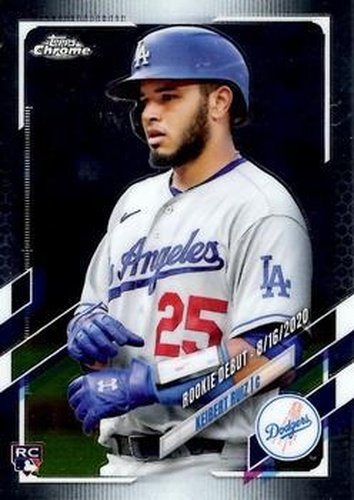 #USC47 Keibert Ruiz - Los Angeles Dodgers - 2021 Topps Chrome Update Baseball