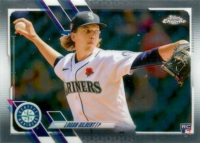 #USC70 Logan Gilbert - Seattle Mariners - 2021 Topps Chrome Update Baseball