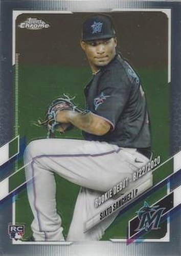 #USC90 Sixto Sanchez - Miami Marlins - 2021 Topps Chrome Update Baseball