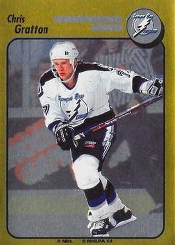 #260 Chris Gratton - Tampa Bay Lightning - 1994-95 Panini Hockey Stickers