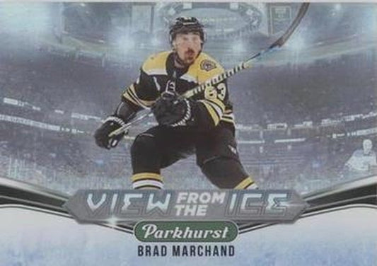 #V-5 Brad Marchand - Boston Bruins - 2019-20 Parkhurst - View from the Ice Hockey