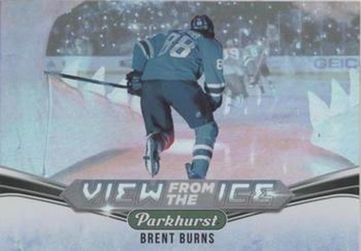 #V-8 Brent Burns - San Jose Sharks - 2019-20 Parkhurst - View from the Ice Hockey