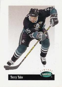 #V10 Terry Yake - Anaheim Mighty Ducks - 1994-95 Parkhurst Hockey - Vintage