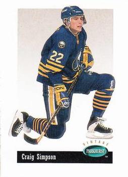 #V11 Craig Simpson - Buffalo Sabres - 1994-95 Parkhurst Hockey - Vintage