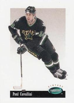 #V12 Paul Cavallini - Dallas Stars - 1994-95 Parkhurst Hockey - Vintage