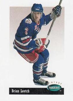 #V15 Brian Leetch - New York Rangers - 1994-95 Parkhurst Hockey - Vintage