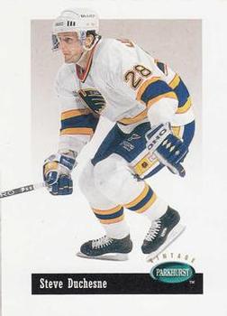 #V26 Steve Duchesne - St. Louis Blues - 1994-95 Parkhurst Hockey - Vintage