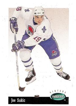 #V34 Joe Sakic - Quebec Nordiques - 1994-95 Parkhurst Hockey - Vintage