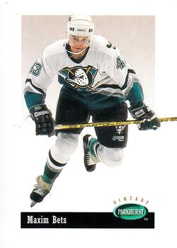 #V37 Maxim Bets - Anaheim Mighty Ducks - 1994-95 Parkhurst Hockey - Vintage