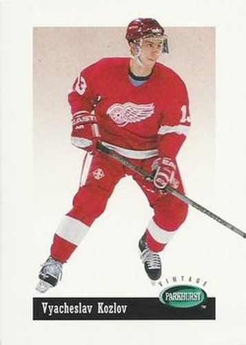 #V48 Vyacheslav Kozlov - Detroit Red Wings - 1994-95 Parkhurst Hockey - Vintage
