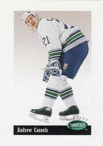 #V58 Andrew Cassels - Hartford Whalers - 1994-95 Parkhurst Hockey - Vintage