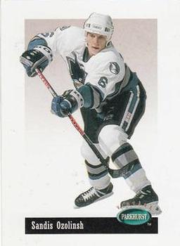 #V7 Sandis Ozolinsh - San Jose Sharks - 1994-95 Parkhurst Hockey - Vintage