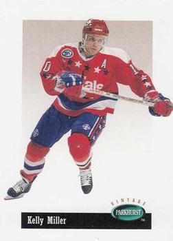 #V72 Kelly Miller - Washington Capitals - 1994-95 Parkhurst Hockey - Vintage