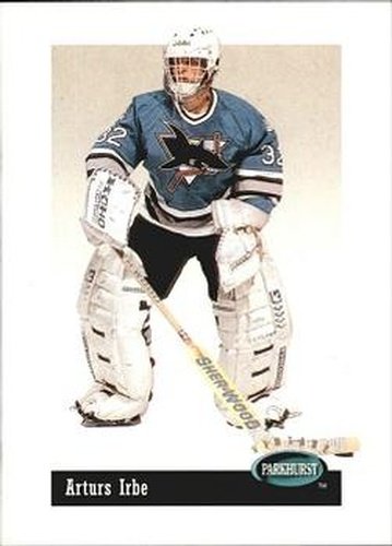 #V79 Arturs Irbe - San Jose Sharks - 1994-95 Parkhurst Hockey - Vintage