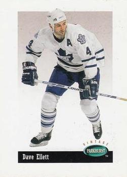 #V8 Dave Ellett - Toronto Maple Leafs - 1994-95 Parkhurst Hockey - Vintage