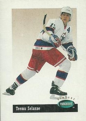 #V81 Teemu Selanne - Winnipeg Jets - 1994-95 Parkhurst Hockey - Vintage