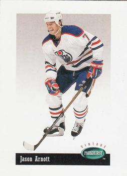 #V84 Jason Arnott - Edmonton Oilers - 1994-95 Parkhurst Hockey - Vintage