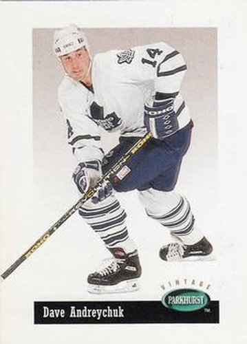 #V89 Dave Andreychuk - Toronto Maple Leafs - 1994-95 Parkhurst Hockey - Vintage