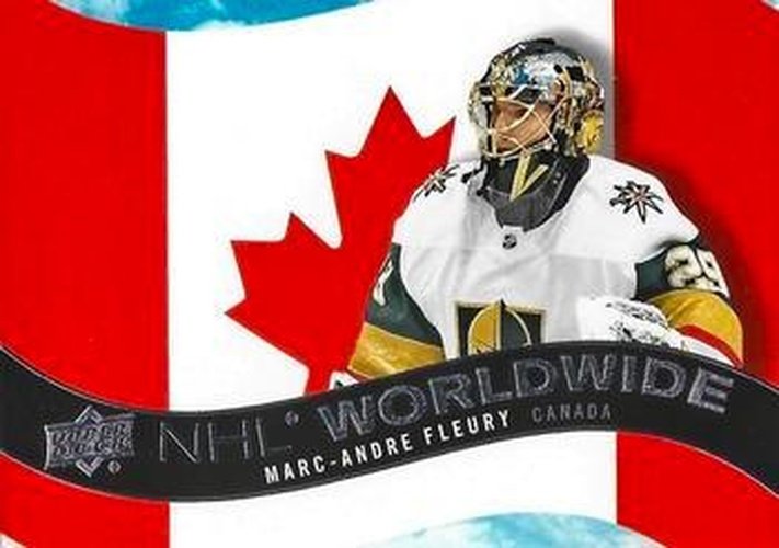 #WW-12 Marc-Andre Fleury - Vegas Golden Knights - 2020-21 Upper Deck - NHL Worldwide Hockey