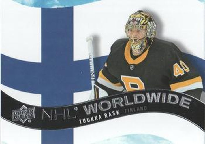 #WW-14 Tuukka Rask - Boston Bruins - 2020-21 Upper Deck - NHL Worldwide Hockey