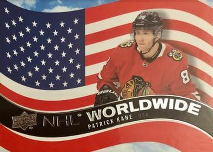 #WW-16 Patrick Kane - Chicago Blackhawks - 2020-21 Upper Deck - NHL Worldwide Hockey