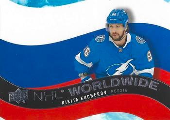 #WW-18 Nikita Kucherov - Tampa Bay Lightning - 2020-21 Upper Deck - NHL Worldwide Hockey