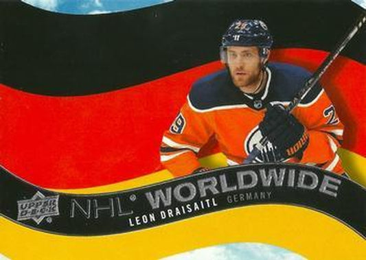 #WW-1 Leon Draisaitl - Edmonton Oilers - 2020-21 Upper Deck - NHL Worldwide Hockey