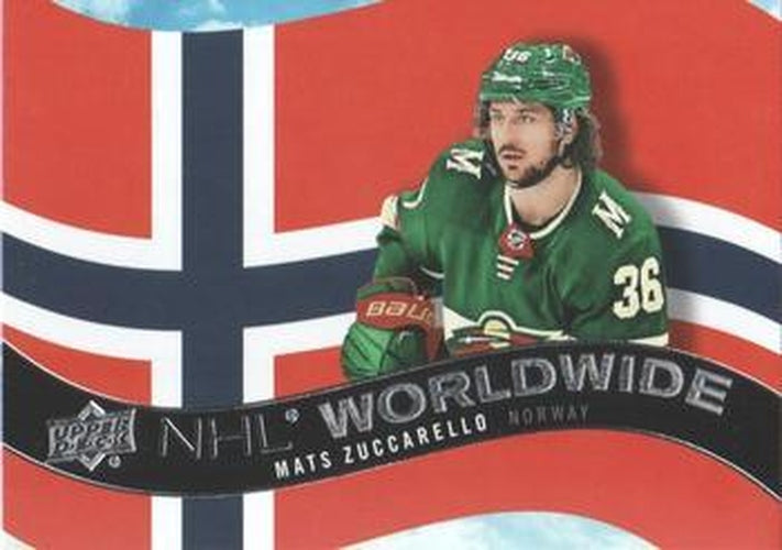 #WW-20 Mats Zuccarello - Minnesota Wild - 2020-21 Upper Deck - NHL Worldwide Hockey