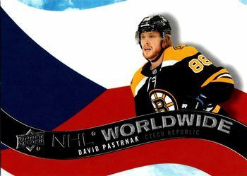 #WW-22 David Pastrnak - Boston Bruins - 2020-21 Upper Deck - NHL Worldwide Hockey