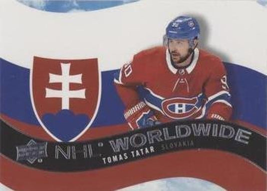 #WW-28 Tomas Tatar - Montreal Canadiens - 2020-21 Upper Deck - NHL Worldwide Hockey