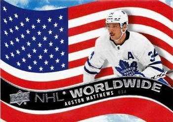 #WW-2 Auston Matthews - Toronto Maple Leafs - 2020-21 Upper Deck - NHL Worldwide Hockey