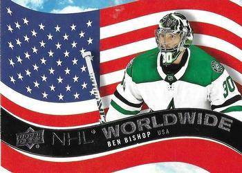 #WW-30 Ben Bishop - Dallas Stars - 2020-21 Upper Deck - NHL Worldwide Hockey